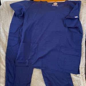 Navy scrubs